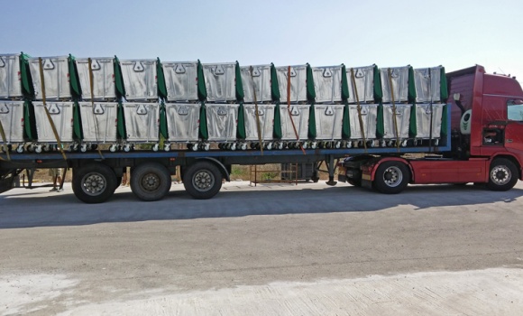 Donation of 70 Garbage Bins to the Municipality Megara